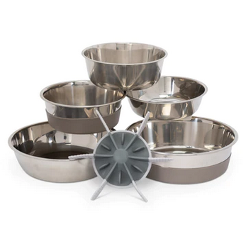 Universal Slow Feeder Bowl Insert with Suction (7.5") | Messy Pets
