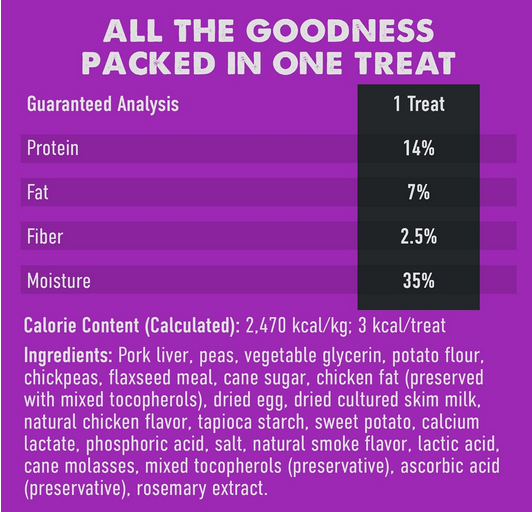 Soft & Chewy Grain-Free Tricky Trainers Dog Treats (Liver, 12oz) | Cloud Star
