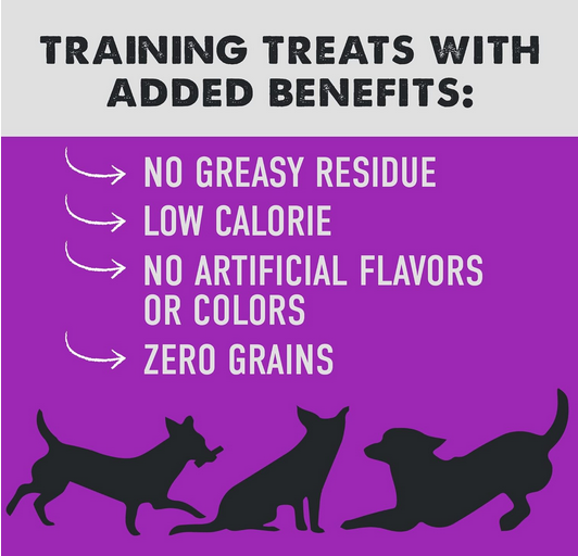 Soft & Chewy Grain-Free Tricky Trainers Dog Treats (Liver, 12oz) | Cloud Star