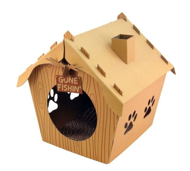 Log Cabin Cat Scratcher | Companion Gear