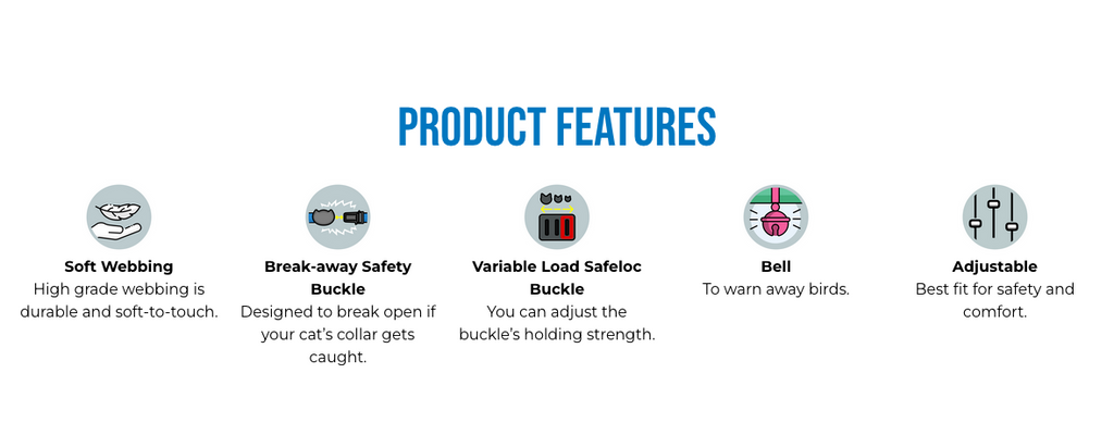 UrbanCat Saftey Cat Collar | Rogz