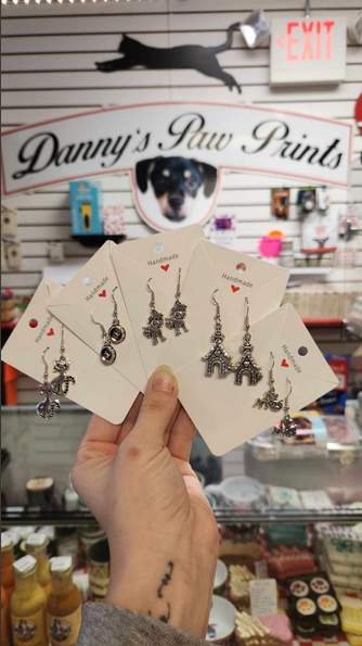 Pet Theme Earrings | Danny's Paw Prints