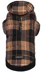 Prism Puffer Dog Jacket (Plaid, Size 10) | Canada Pooch