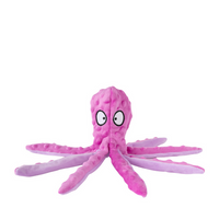 Crunchy Octopus Dog Toy (Pink) | Brookbrand Pets