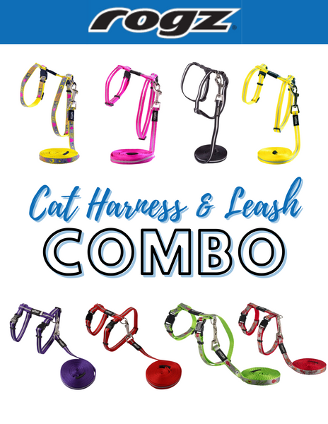 Cat Harness & Leash Combo | Rogz