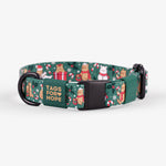 Christmas Hunny Bear Cat Collar (Green) | Tags For Hope