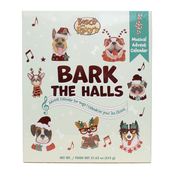 Musical Bark The Halls Advent Calendar For Dogs | Bosco & Roxy's