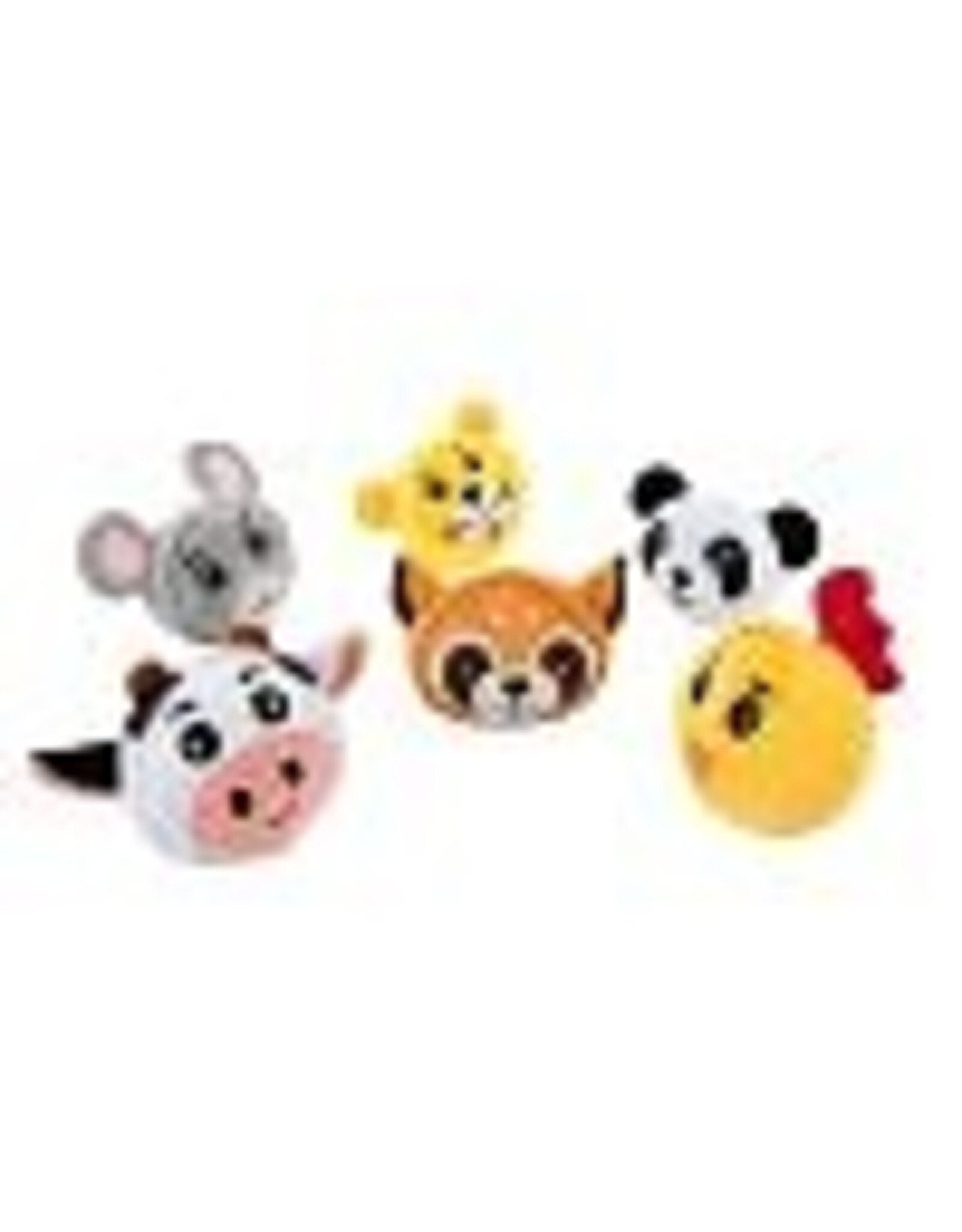 Squeaky Plush Animal Head (Assorted) | BrookbrandPets