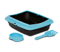 Birba Litter Box Starter Kit (Light Blue, 46x36x12cm) | Bergamo