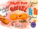 Qwizl Treat Toy (Assorted Colours) | West Paw