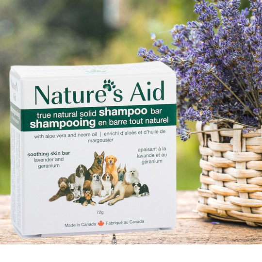 Soothing Skin Shampoo Bar (Lavender & Geranium) | Nature's Aid