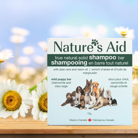 Mild Puppy Shampoo Bar (Chamomile & Sage) | Nature's Aid