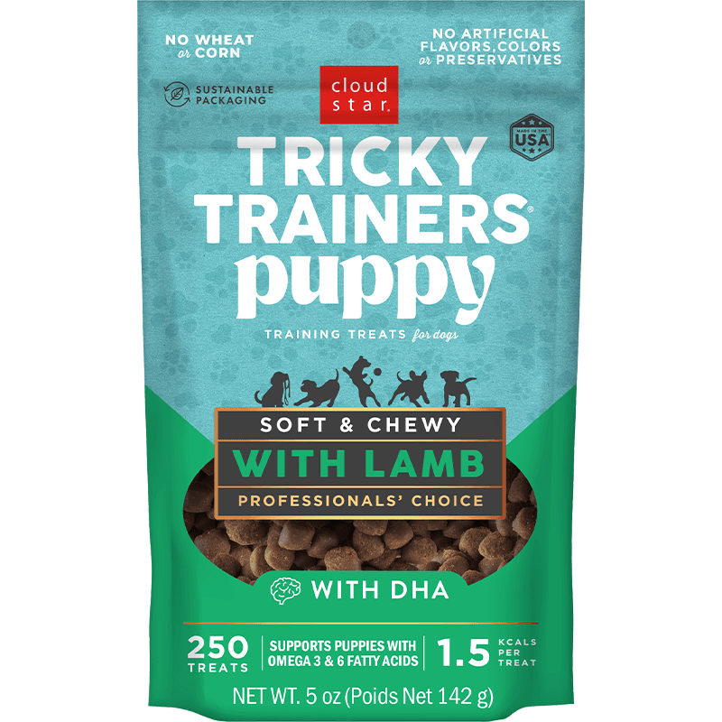 Soft & Chewy Tricky Trainers Puppy Treats (Lamb, 5oz) | Cloud Star