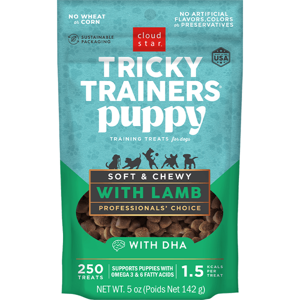 Soft & Chewy Tricky Trainers Puppy Treats (Lamb, 5oz) | Cloud Star