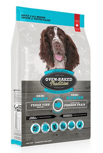 Fish Semi-Moist Adult Dog Food (5lb) | Oven-Baked Tradition