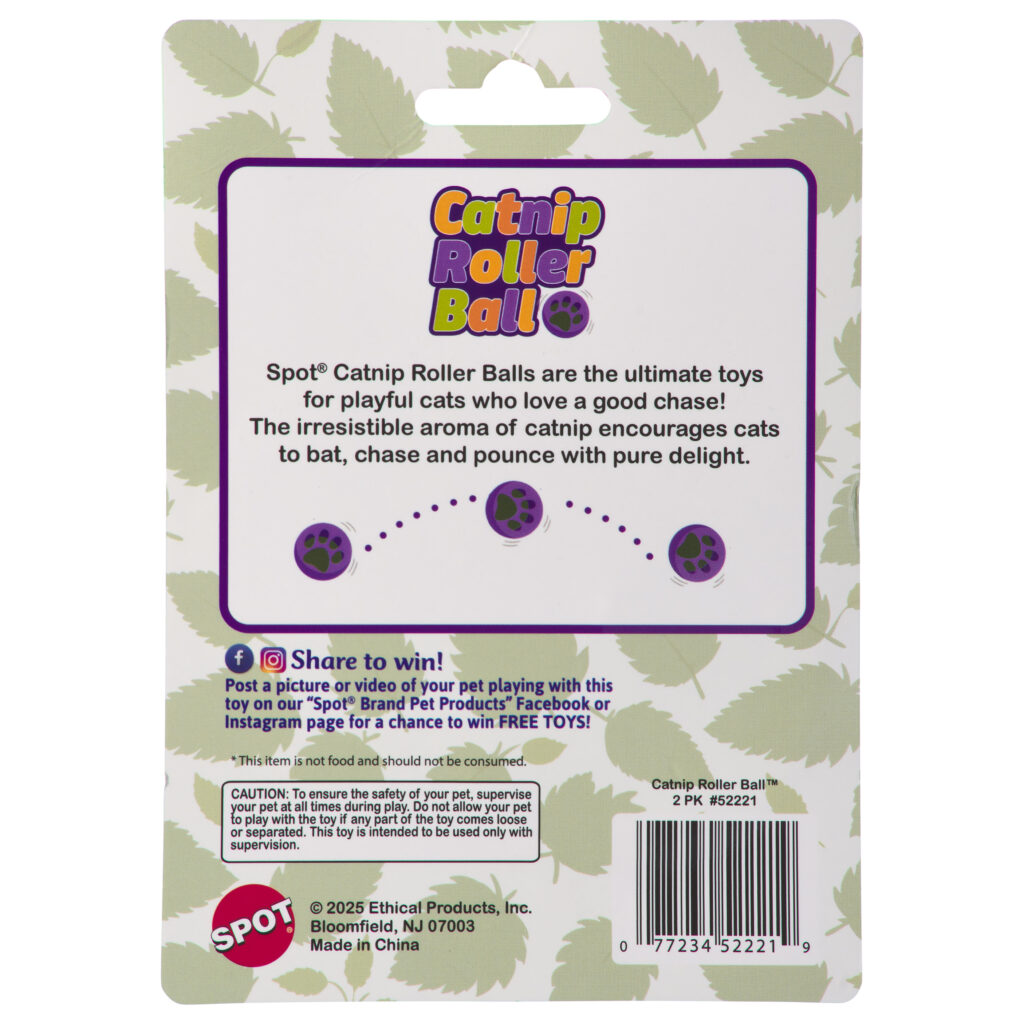 Catnip Roller Ball (2pk) | Spot
