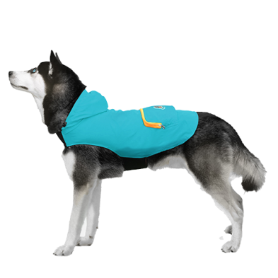 Packable Poncho (Turquoise, Medium) | Goo-eez