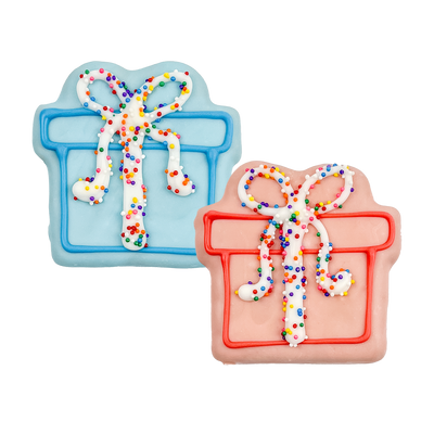 Unwrap The Fun Present Cookie | Bosco & Roxy's