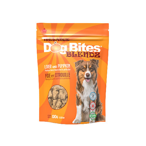 Blendz Freeze Dried Beef Liver & Pumpkin (100g) | Dog Bites