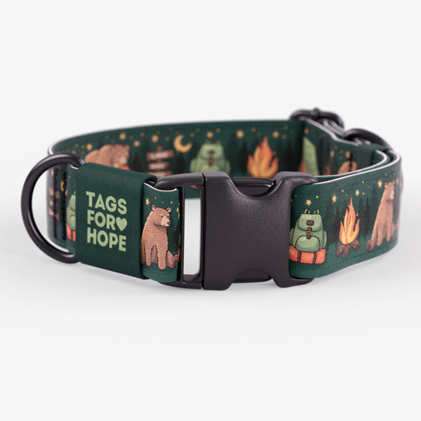 Bears & Bonfires Collar | Tags For Hope