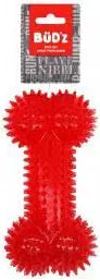 Spikey Bone Toy (Red) | Bud'Z