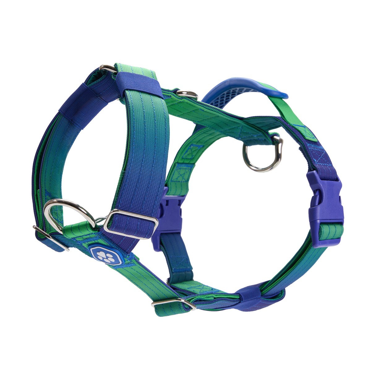 Comfort Control No-Pull Dog Harness (Lime Wave) | Spark Paws