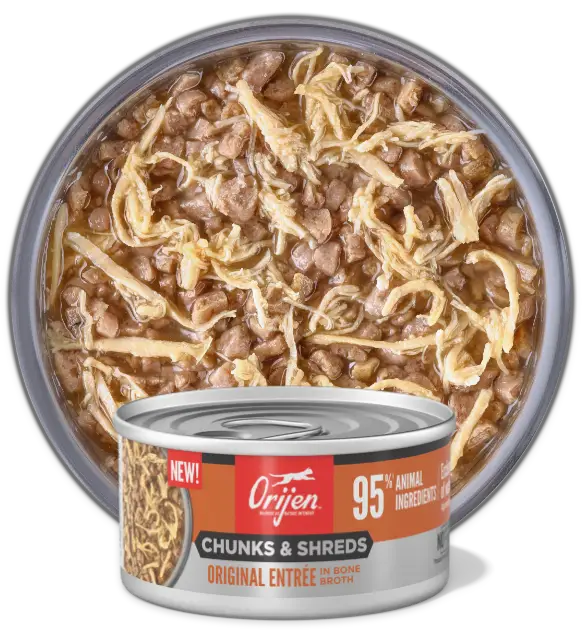 Chunks & Shreds Original Entrée Cat Food (5.5oz) | Orijen