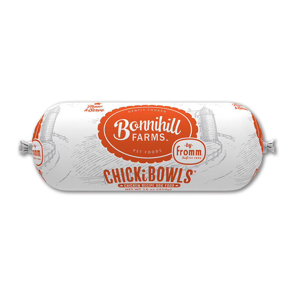 Bonnihill Farms Frozen ChickiBowls (Single Roll) | Fromm