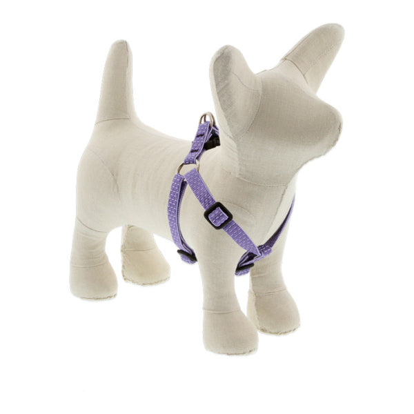 Lilac Eco Recycled Step-In Dog Harness (12"-18") | Lupine