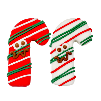 Striped & Confused Candy Cane Cookie | Bosco & Roxy's