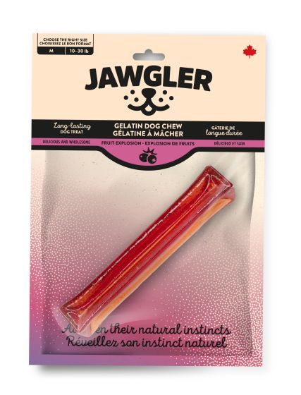 Gelatin Dog Chew (Fruit Explosion Flavour, Medium) | Jawgler