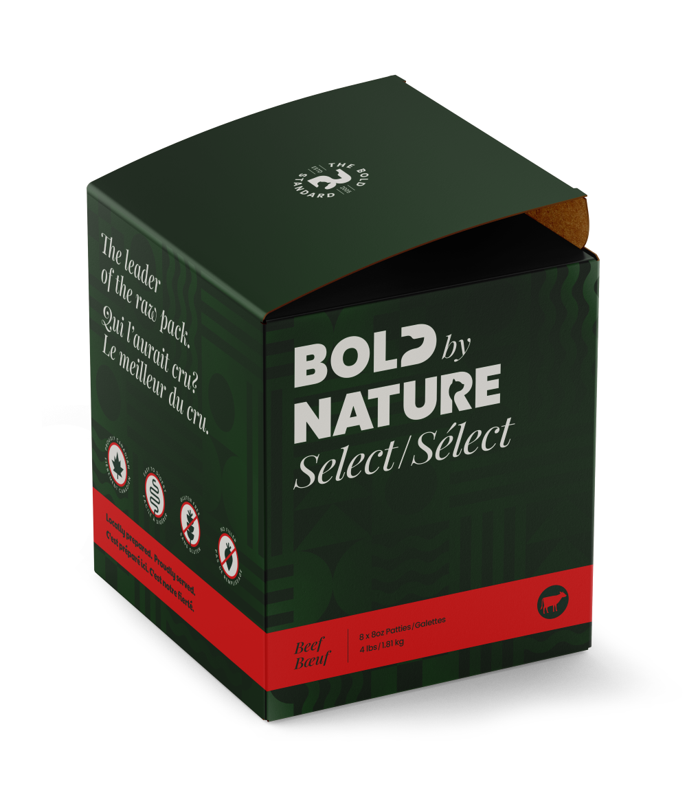 Select Beef Raw Frozen Dog Food (4lb) | Bold By Nature