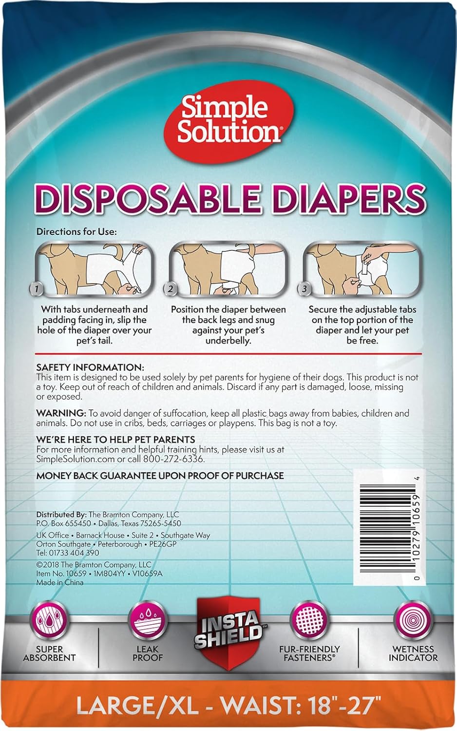 Disposable Diapers (Large/XL) | Simple Solutions