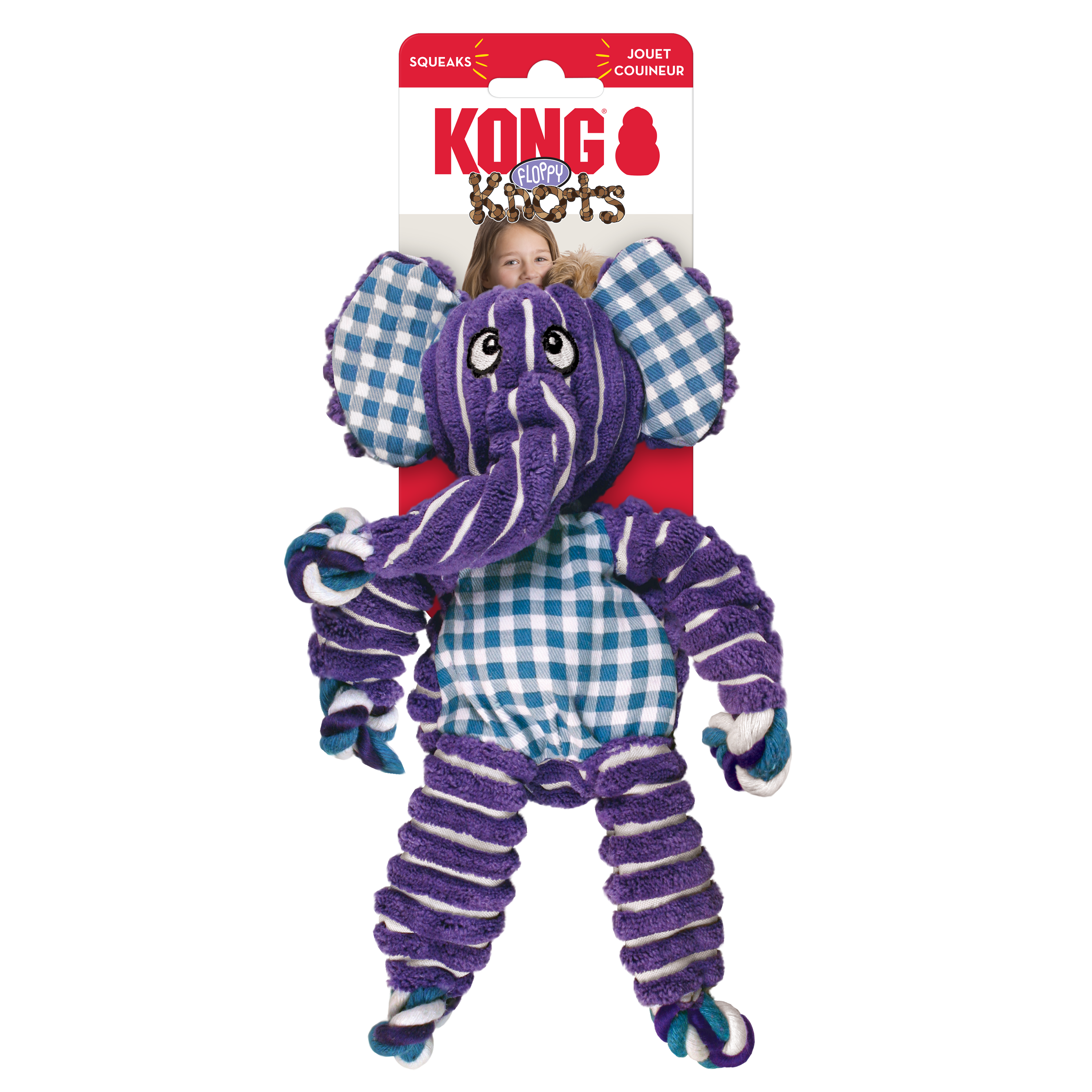 Floppy Knots Elephant (Small) | KONG