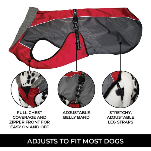 Chinook Dog Coat (Blue) | Shedrow K9