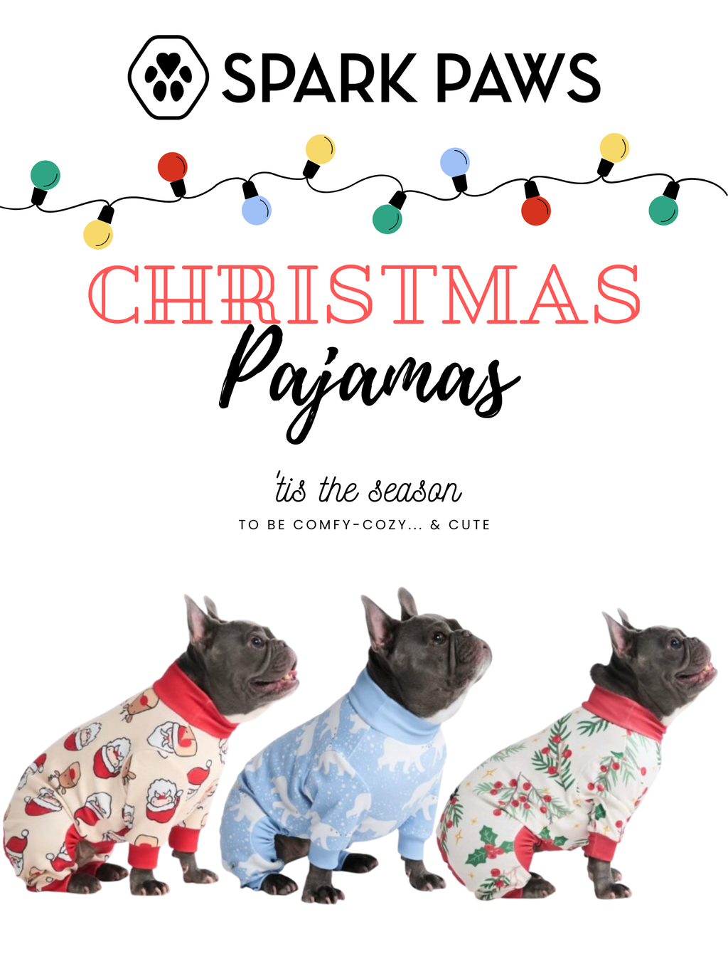 Christmas Pajamas (Assorted) | Spark Paws
