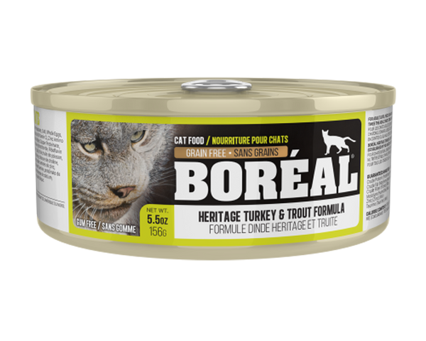 Heritage Turkey & Trout Wet Cat Food (5.5oz) | Boréal