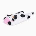 Fuzzy Friendz Flattie Dog Toy (Cow) | HugSmart