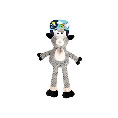 Checkers Skinny Derby Peanut Goat Dog Toy (Medium) | goDog
