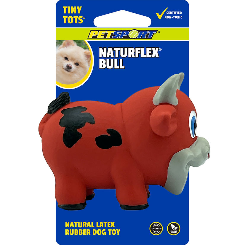 Naturflex Rubber Bull (Tiny Tot) | PetSport