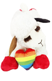 Lambchop & Rainbow Heart (18") | Multipet