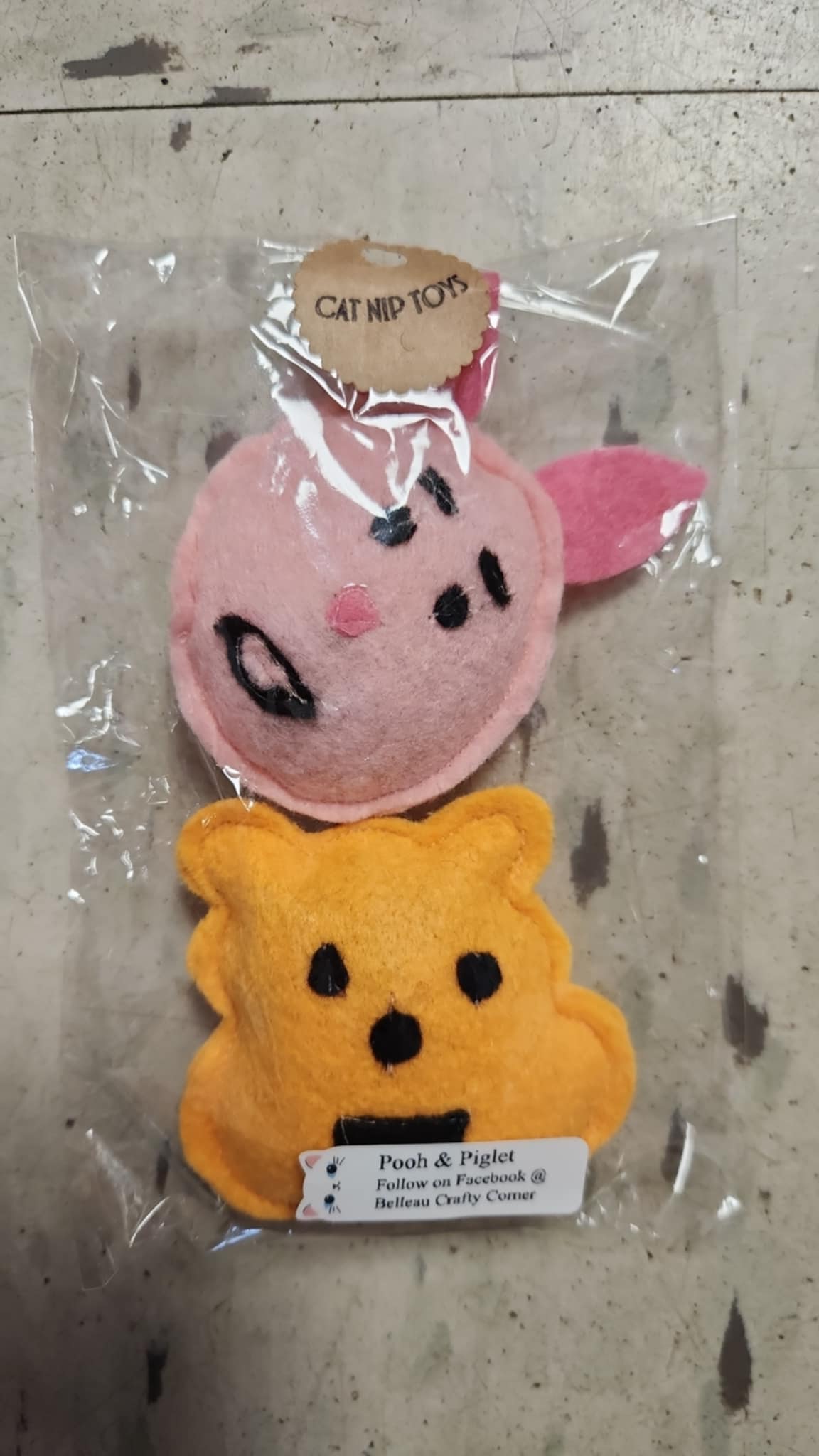 Catnip Toys (Pooh & Piglet) | Belleau Crafty Corner
