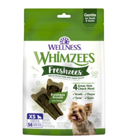 Wellness Freshzees Fresh Breath Dental Sticks (XS) | Whimzees