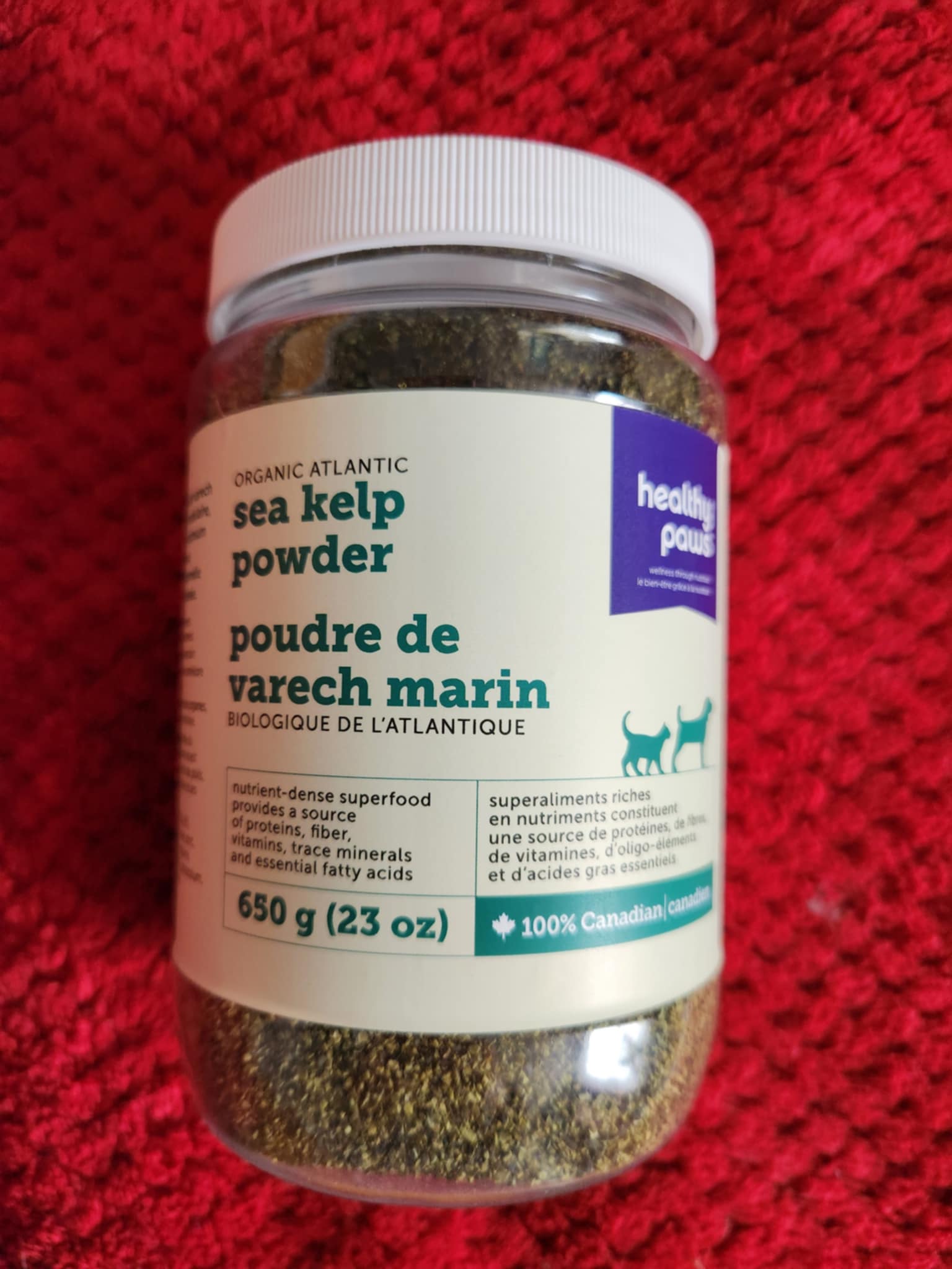 Organic Atlantic Sea Kelp Powder (650g) | Healthy Paws