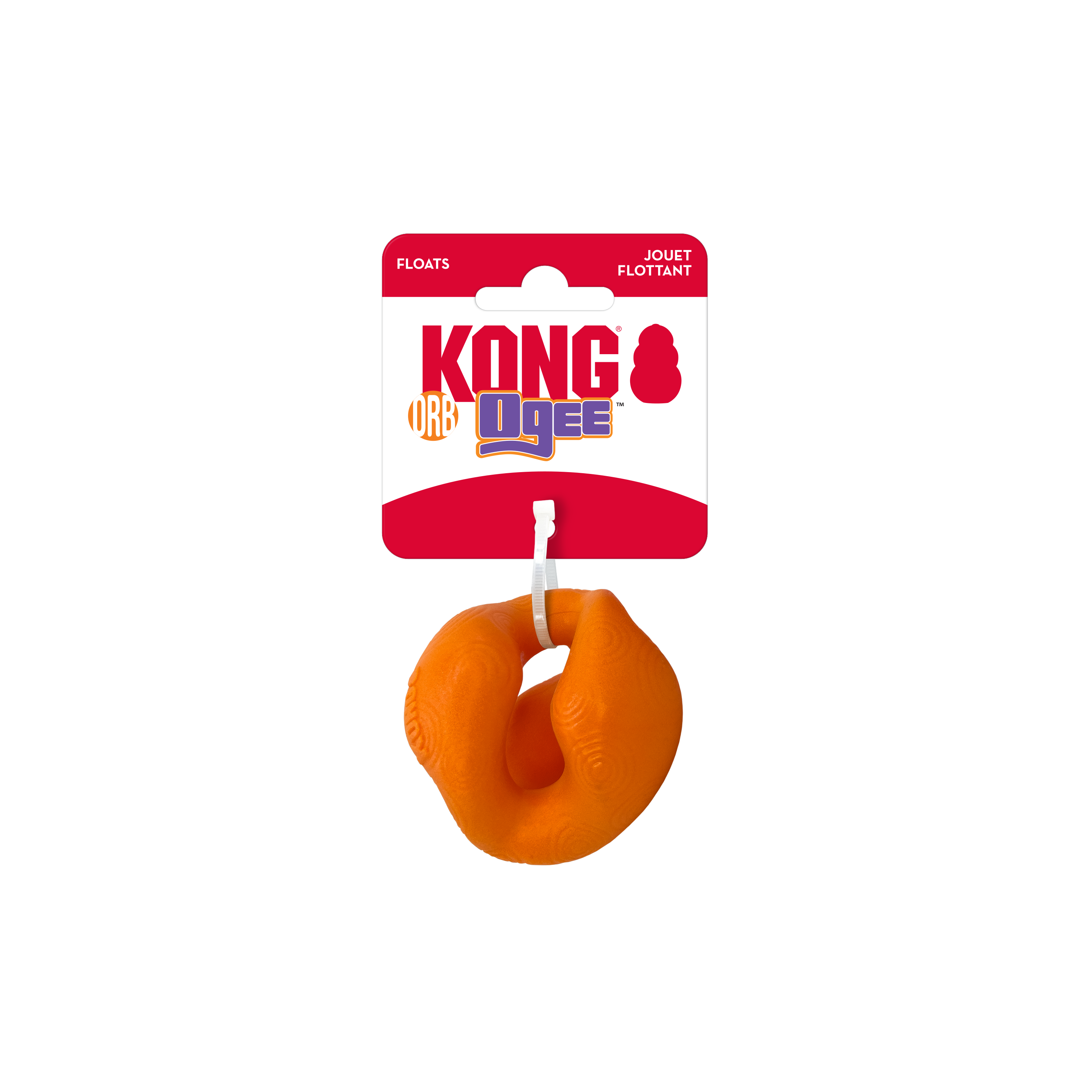 Ogee Dog Toy (Orange, Small) | KONG