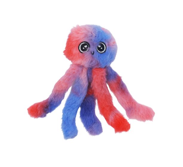 Octopus Catnip Toy (Blue & Red) | Bud'Z