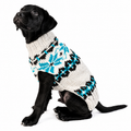 Knitted Dog Sweater (Frosted Snowflake) | Chilly Dog