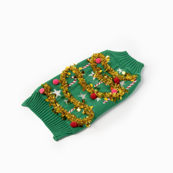 Ugly Christmas Sweater | Silver Paw