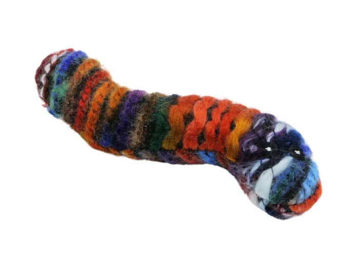 Wool Worm Cat Toy | Bud'Z