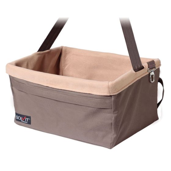 Happy Ride Booster Seat (Under 25lb, Beige) | Pet Safe